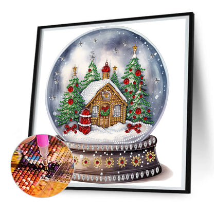 Christmas Crystal Ball -  Special Shaped Drill Diamond Painting 30*30CM