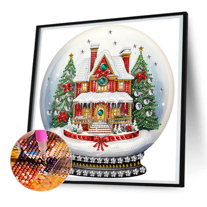 Christmas Crystal Ball -  Special Shaped Drill Diamond Painting 30*30CM