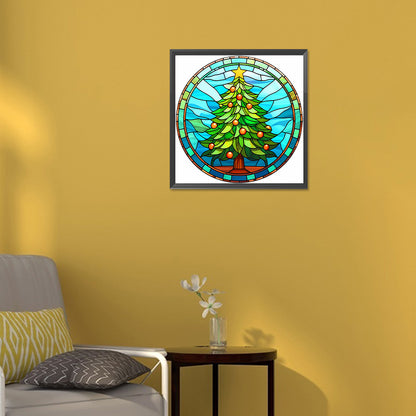 Christmas Tree - Full Round Drill Diamond Painting 30*30CM