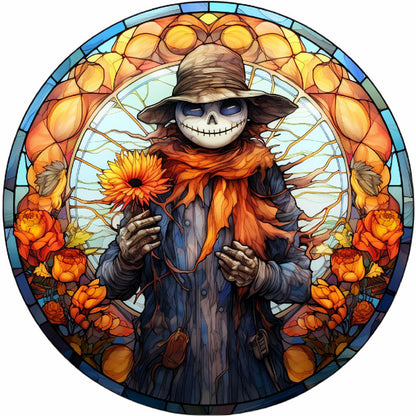 Scary Halloween - Full Round Drill Diamond Painting 30*30CM