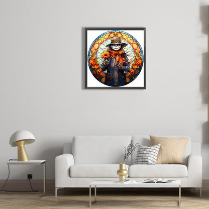 Scary Halloween - Full Round Drill Diamond Painting 30*30CM