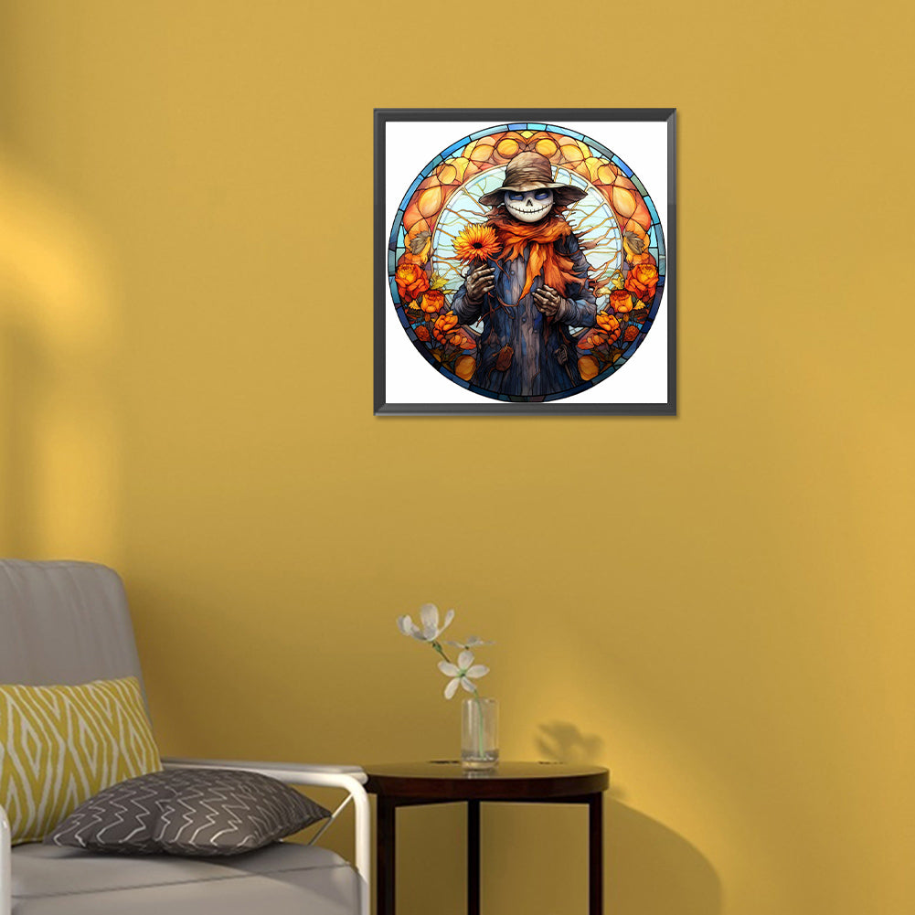 Scary Halloween - Full Round Drill Diamond Painting 30*30CM