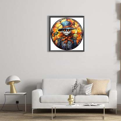 Scary Halloween - Full Round Drill Diamond Painting 30*30CM
