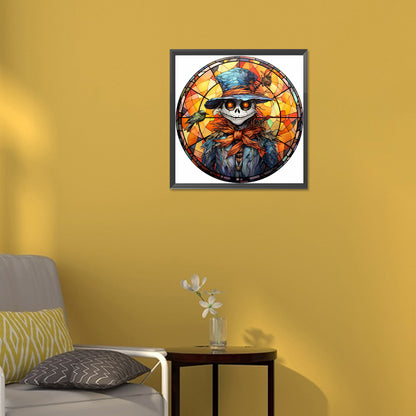 Scary Halloween - Full Round Drill Diamond Painting 30*30CM