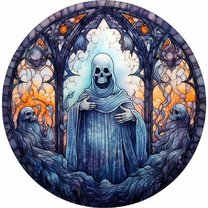 Scary Halloween - Full Round Drill Diamond Painting 30*30CM