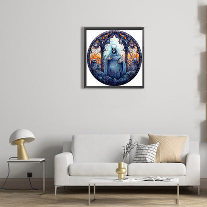 Scary Halloween - Full Round Drill Diamond Painting 30*30CM