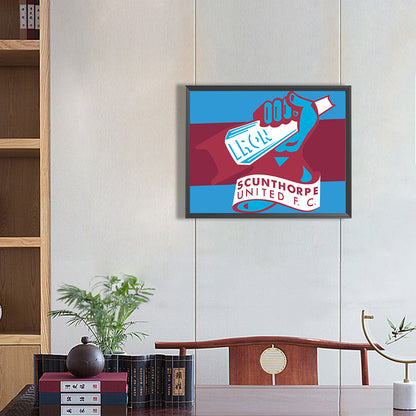 Scunthorpe United Football Club - Full Round Drill Diamond Painting 50*40CM