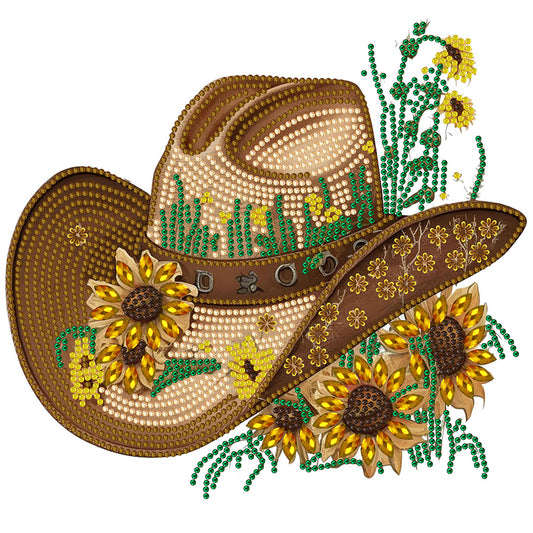 Cowboy Hat -Special Shaped Drill Diamond Painting 30*30CM