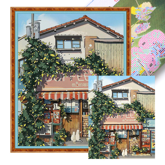 Coffee House - 11CT Stamped Cross Stitch 50*60CM