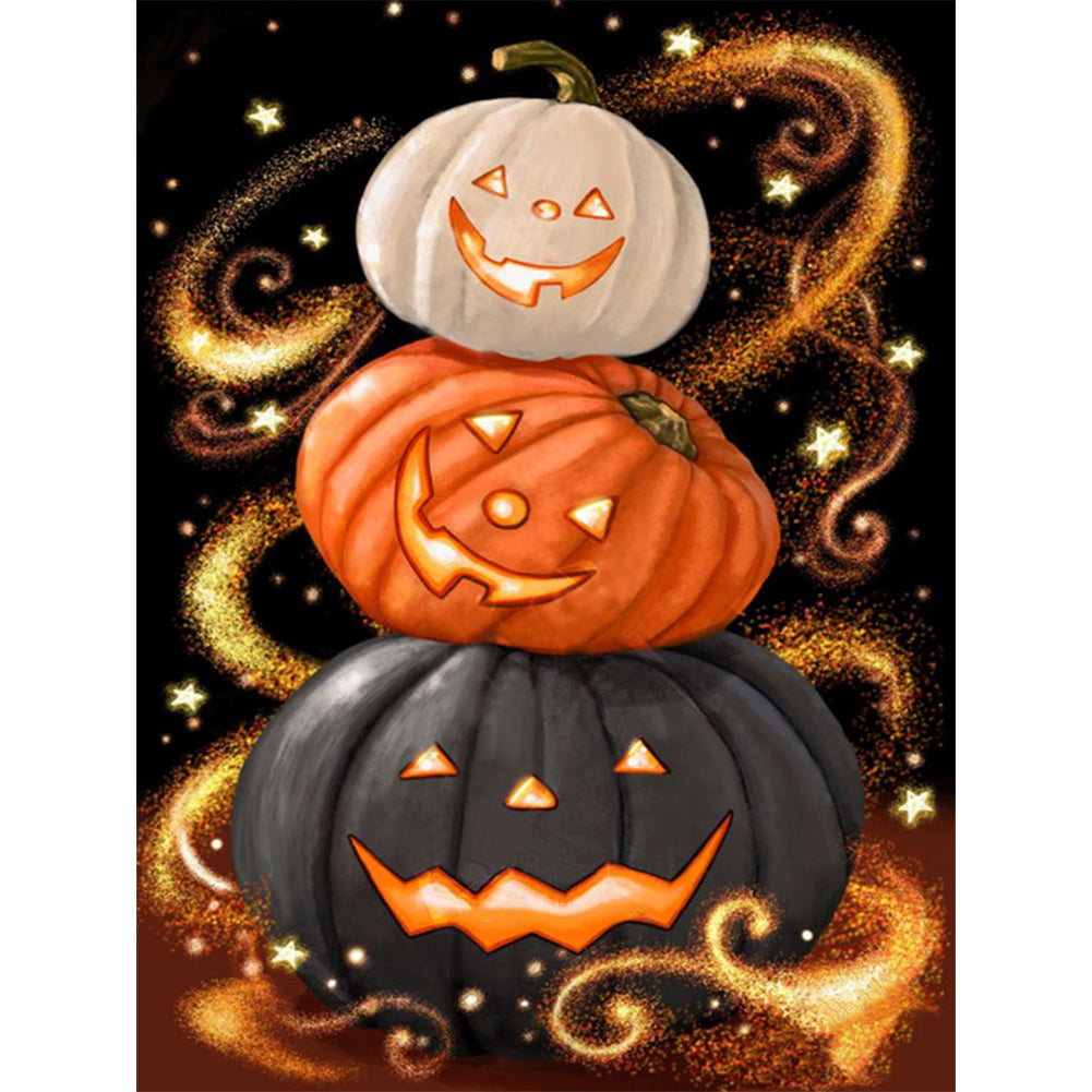 Halloween Pumpkin - 11CT Stamped Cross Stitch 50*65CM