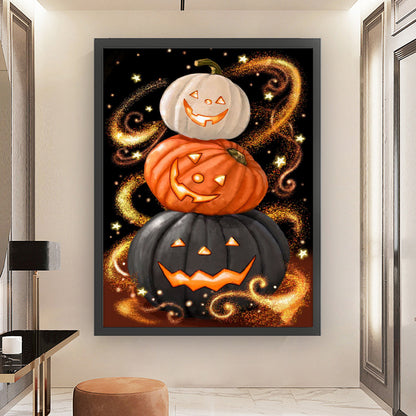 Halloween Pumpkin - 11CT Stamped Cross Stitch 50*65CM