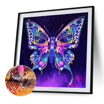 Butterfly - Full AB Round Drill Diamond Painting 40*40CM