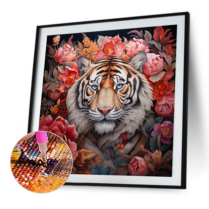 Tiger - Full AB Round Drill Diamond Painting 40*40CM