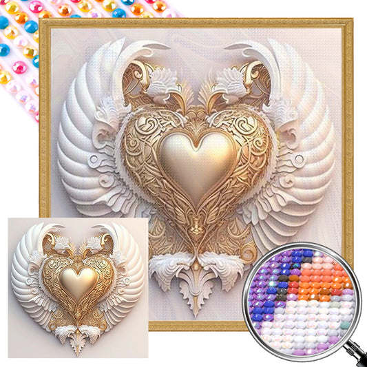 Eternal Heart - Full AB Round Drill Diamond Painting 40*40CM