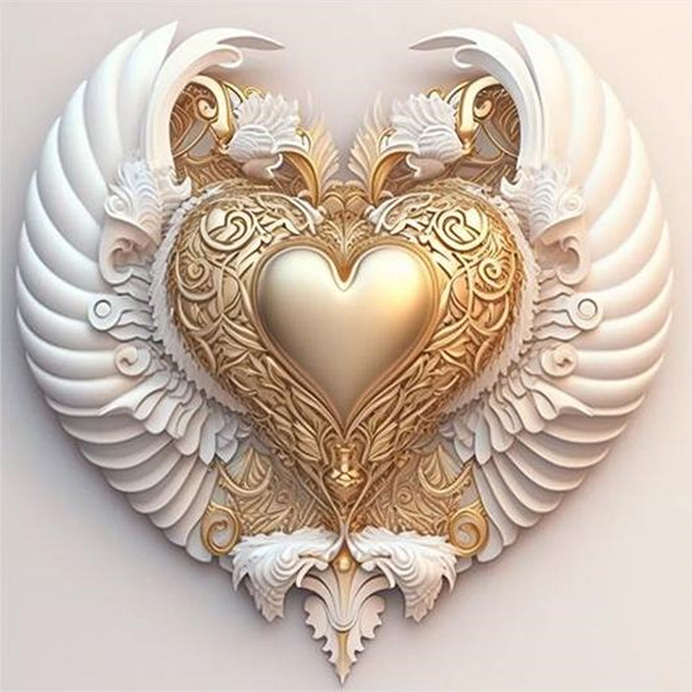 Eternal Heart - Full AB Round Drill Diamond Painting 40*40CM