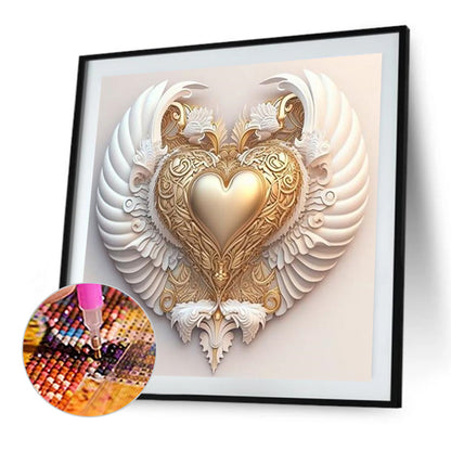 Eternal Heart - Full AB Round Drill Diamond Painting 40*40CM