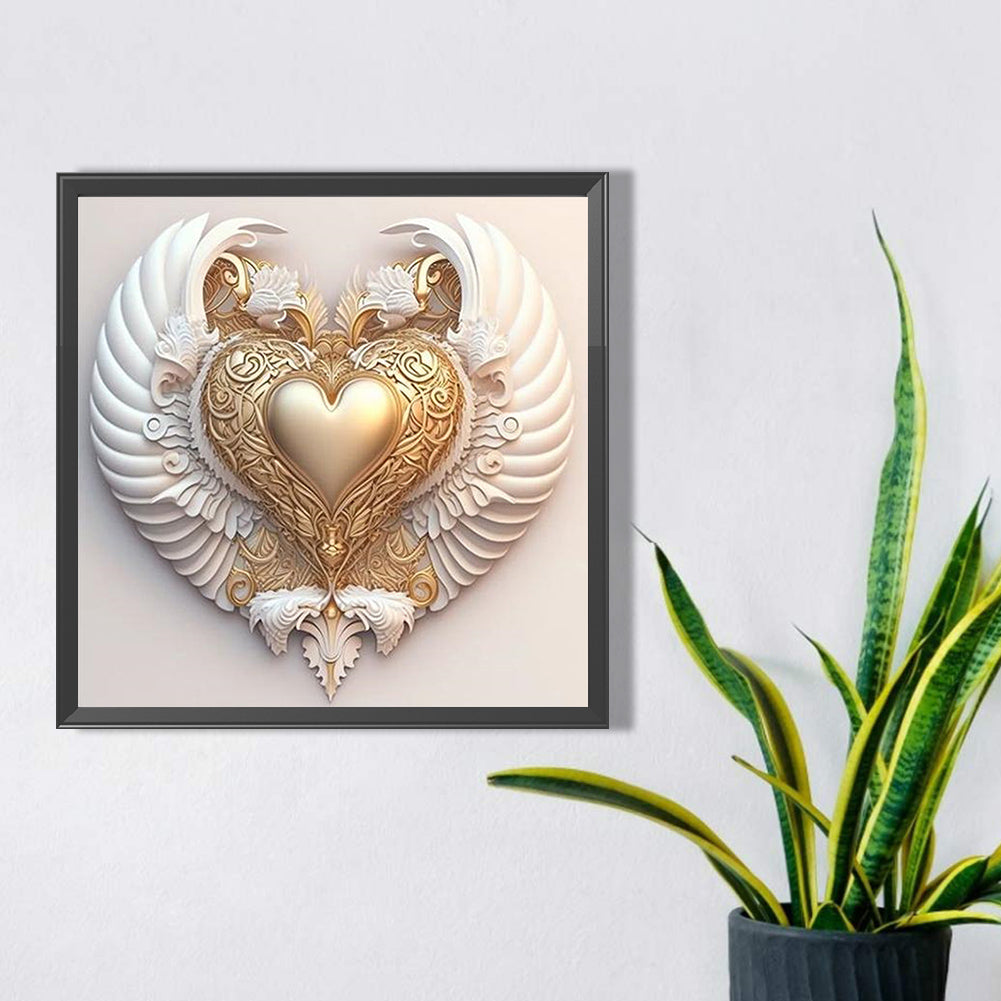 Eternal Heart - Full AB Round Drill Diamond Painting 40*40CM