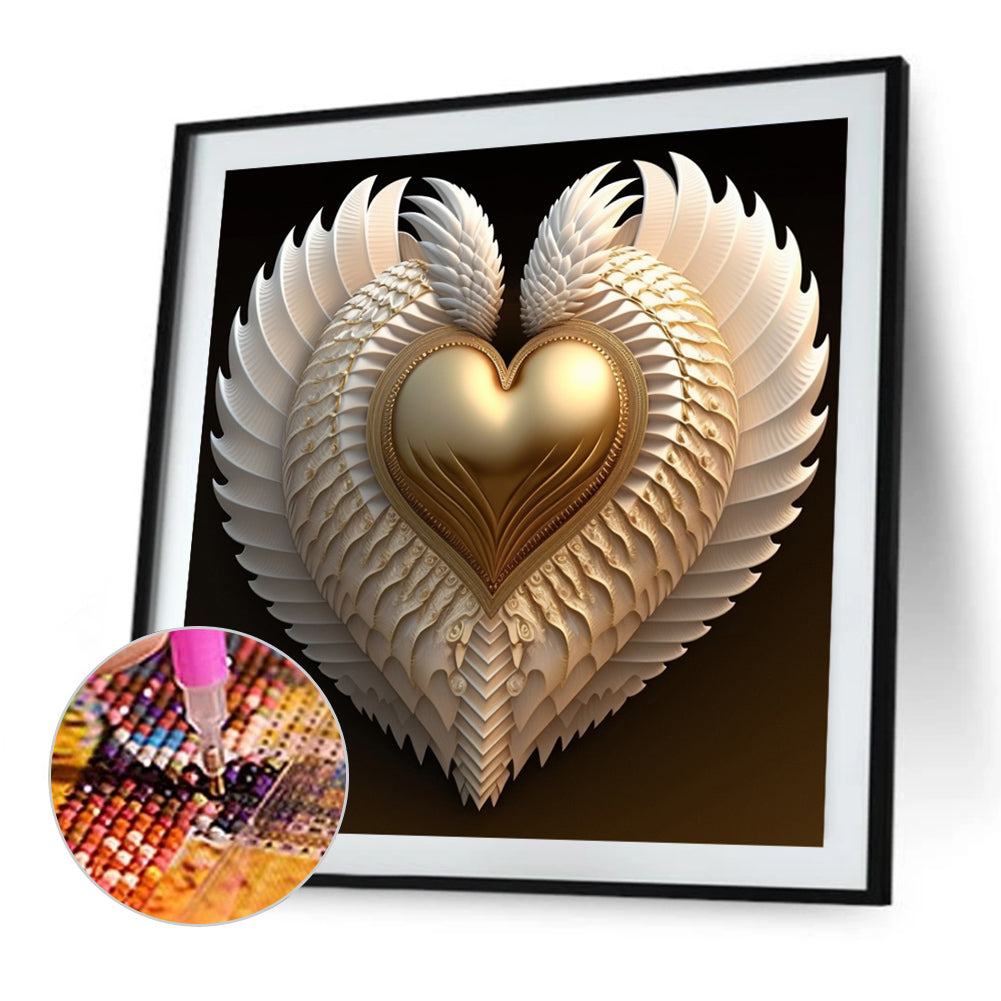 Eternal Heart - Full AB Round Drill Diamond Painting 40*40CM