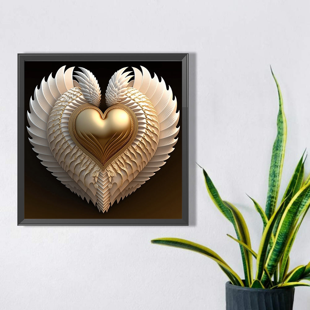 Eternal Heart - Full AB Round Drill Diamond Painting 40*40CM