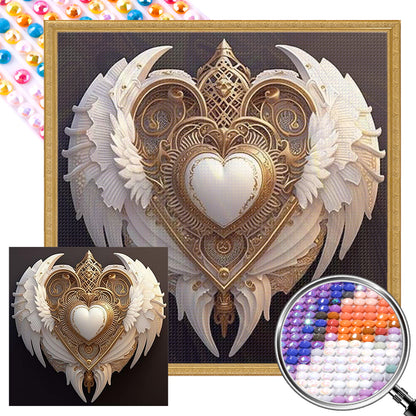 Eternal Heart - Full AB Round Drill Diamond Painting 40*40CM