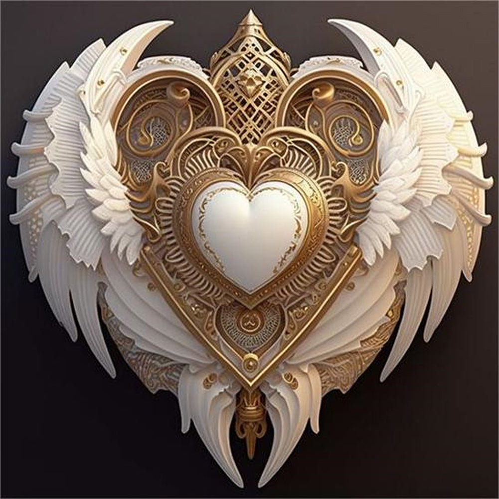 Eternal Heart - Full AB Round Drill Diamond Painting 40*40CM