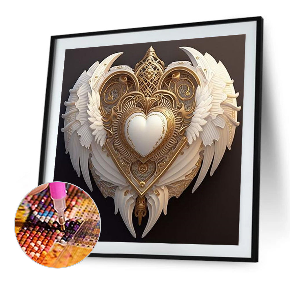 Eternal Heart - Full AB Round Drill Diamond Painting 40*40CM