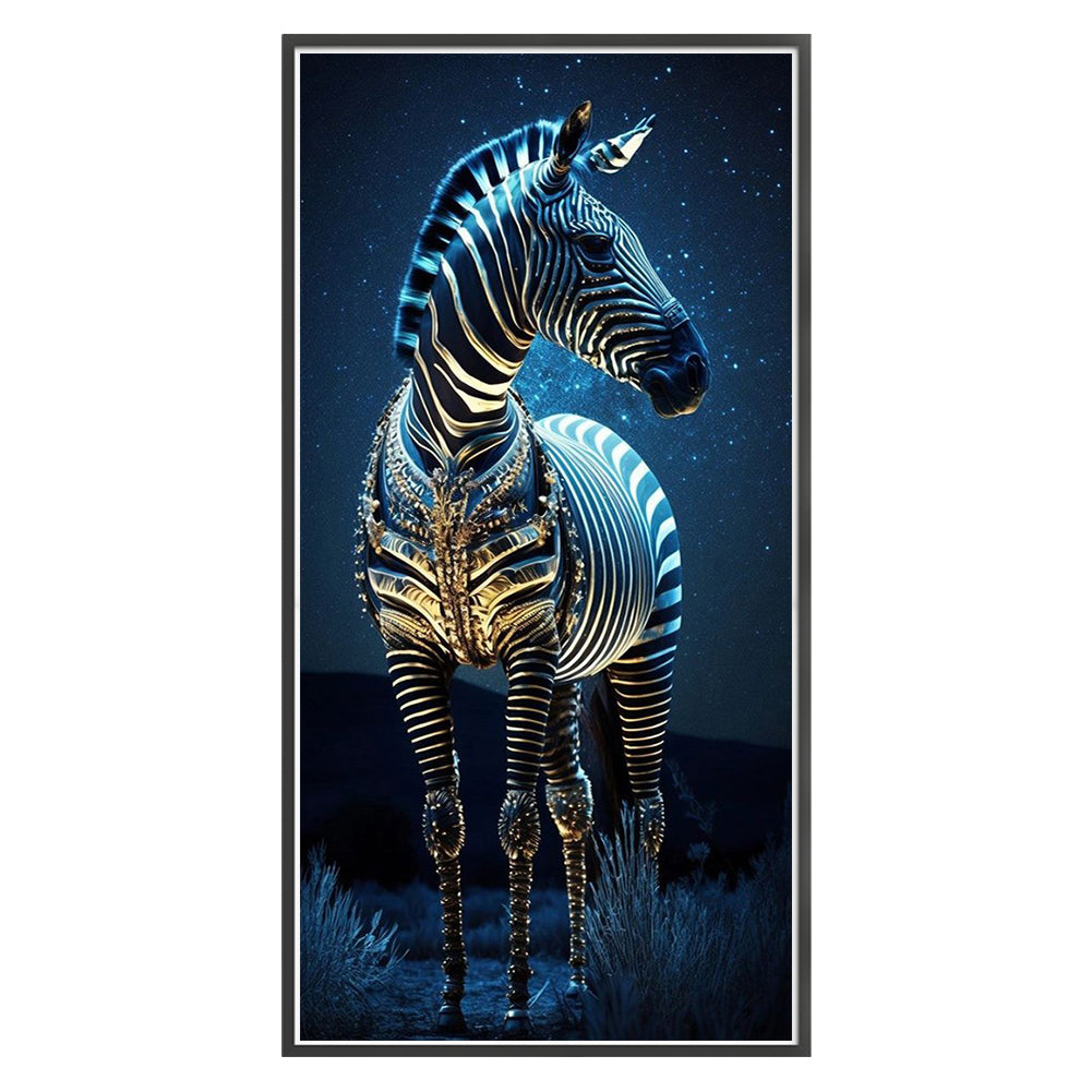 Zebra - 11CT Stamped Cross Stitch 40*80CM