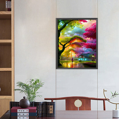 Colorful Woods - Full AB Round Drill Diamond Painting 40*50CM