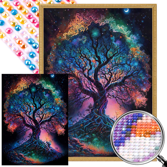 Sacred Tree - Full AB Round Drill Diamond Painting 40*55CM