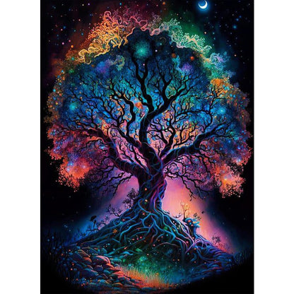 Sacred Tree - Full AB Round Drill Diamond Painting 40*55CM