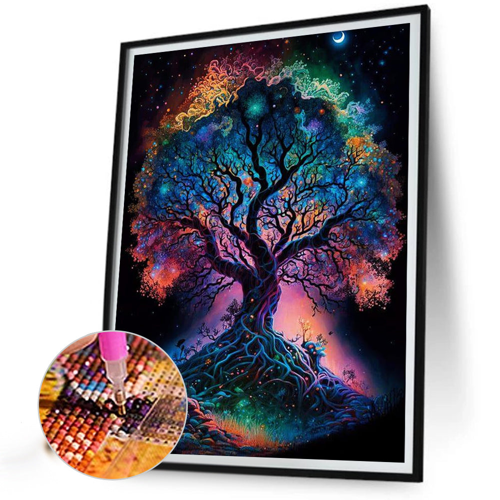 Sacred Tree - Full AB Round Drill Diamond Painting 40*55CM