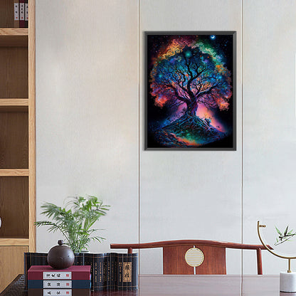 Sacred Tree - Full AB Round Drill Diamond Painting 40*55CM