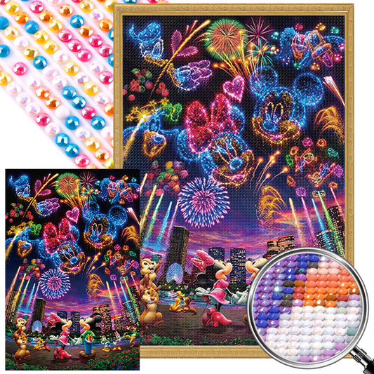 Disney Fireworks - Full AB Round Drill Diamond Painting 40*60CM