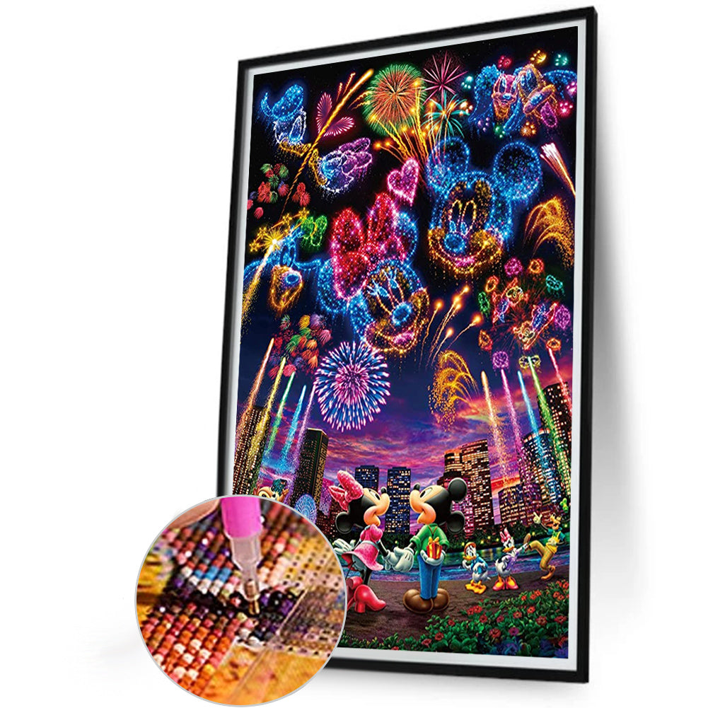 Disney Fireworks - Full AB Round Drill Diamond Painting 40*60CM