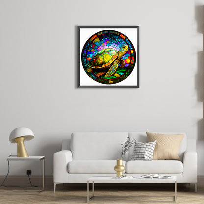 Glass Turtle - Full Round Drill Diamond Painting 50*50CM