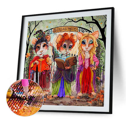 Mouse Anthropomorphic Form - Full Round Drill Diamond Painting 40*40CM