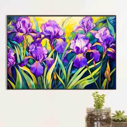 Iris Field - Full Round Drill Diamond Painting 60*40CM