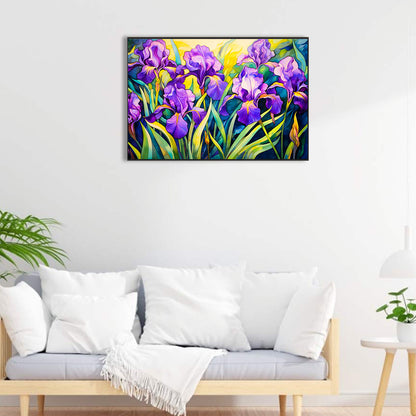 Iris Field - Full Round Drill Diamond Painting 60*40CM