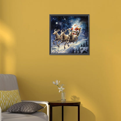 Santa Claus - Full Round Drill Diamond Painting 30*30CM