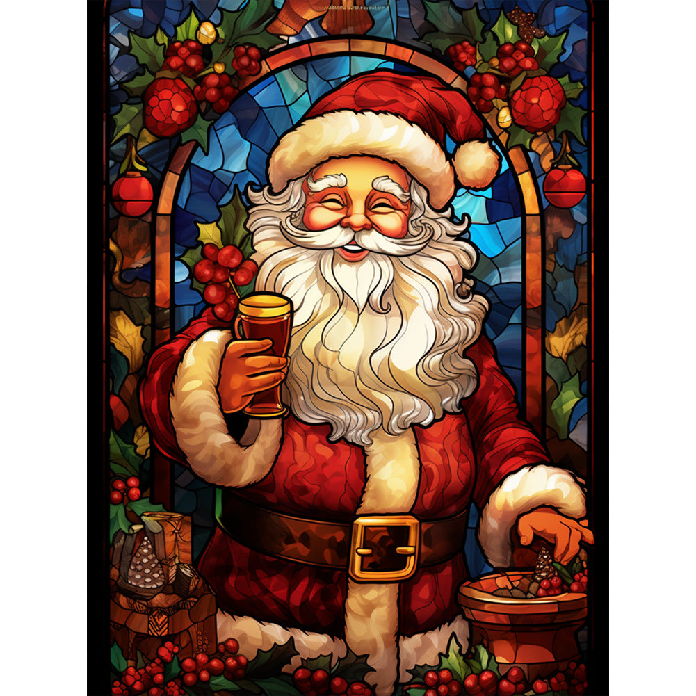 Santa Claus - Full Round Drill Diamond Painting 30*40CM