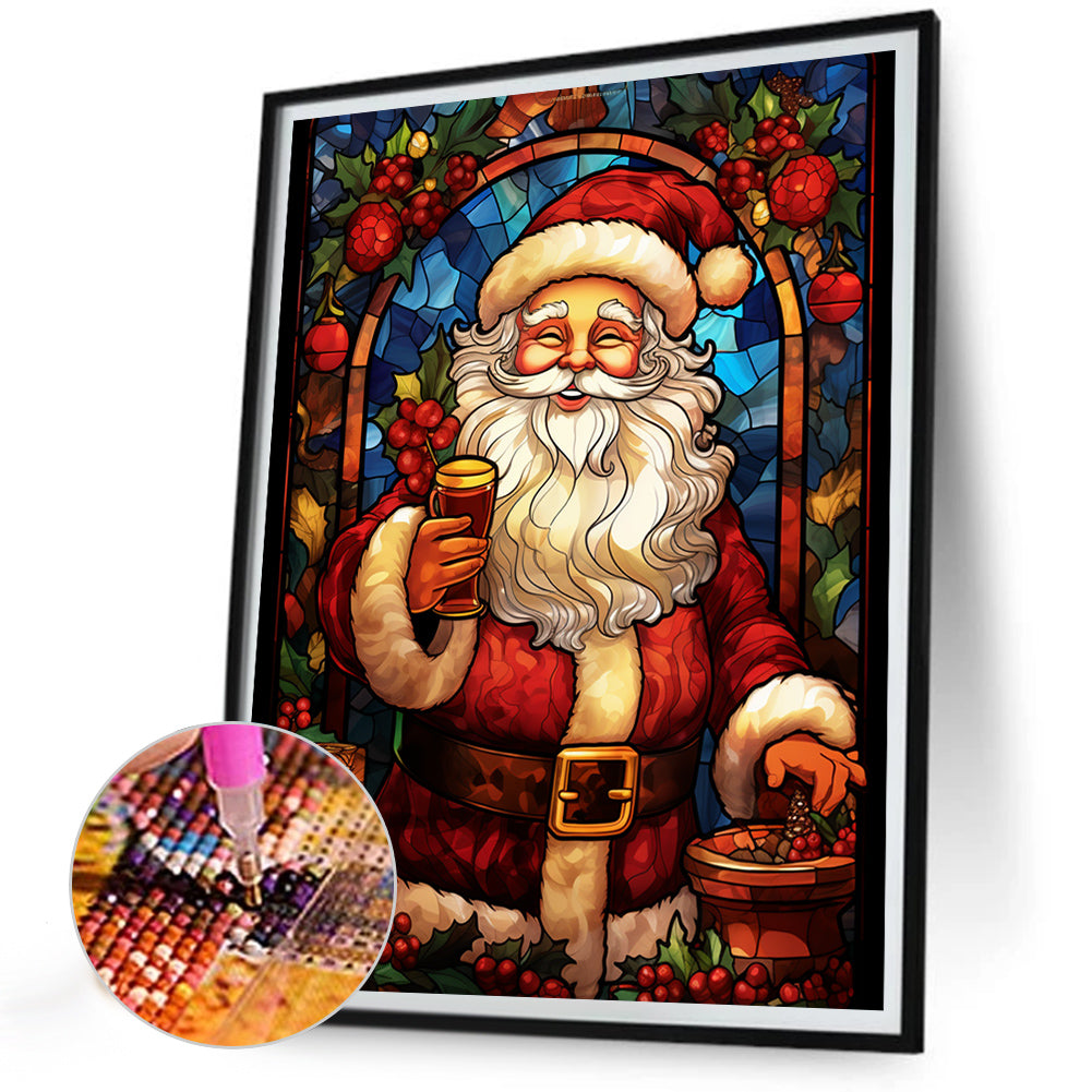 Santa Claus - Full Round Drill Diamond Painting 30*40CM