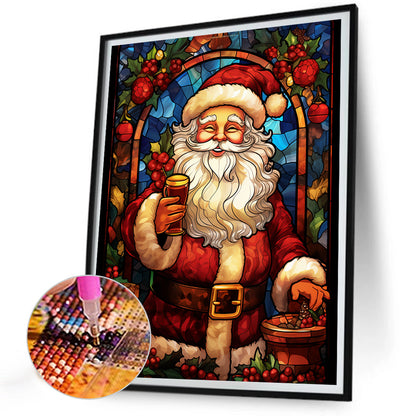 Santa Claus - Full Round Drill Diamond Painting 30*40CM