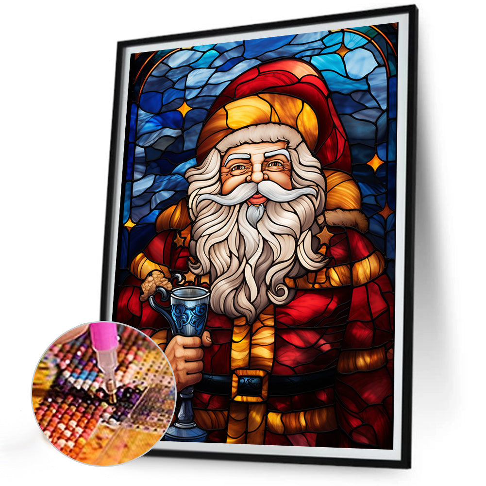 Santa Claus - Full Round Drill Diamond Painting 30*40CM