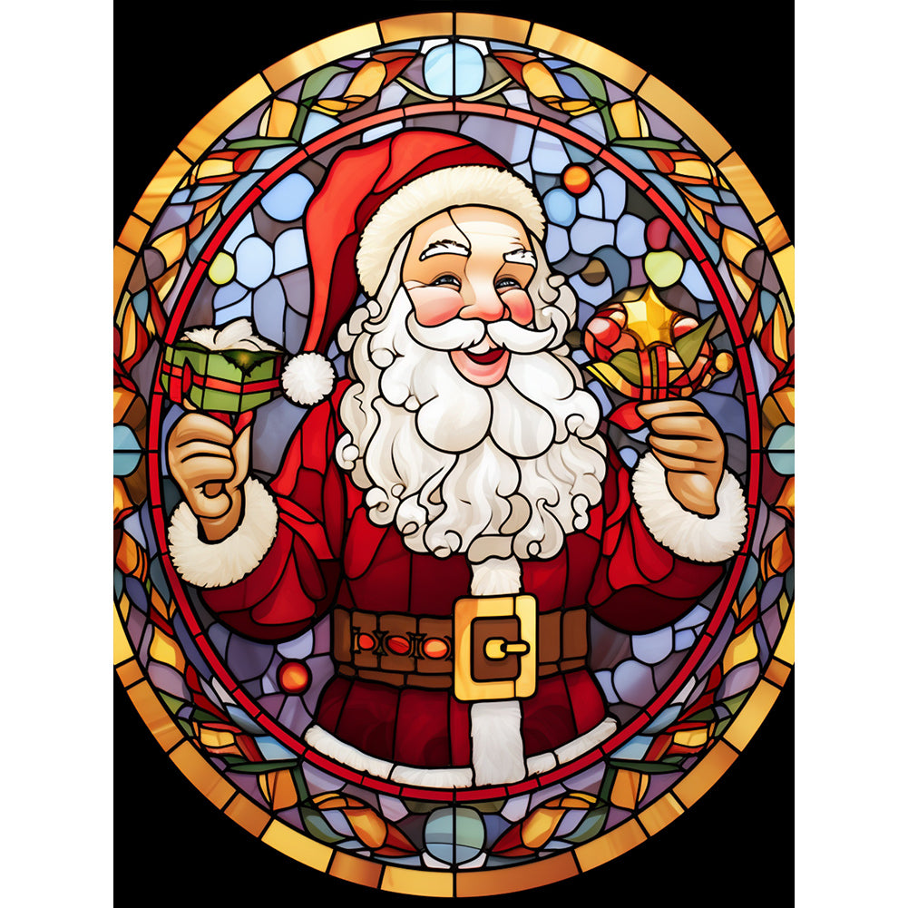 Santa Claus - Full Round Drill Diamond Painting 30*40CM