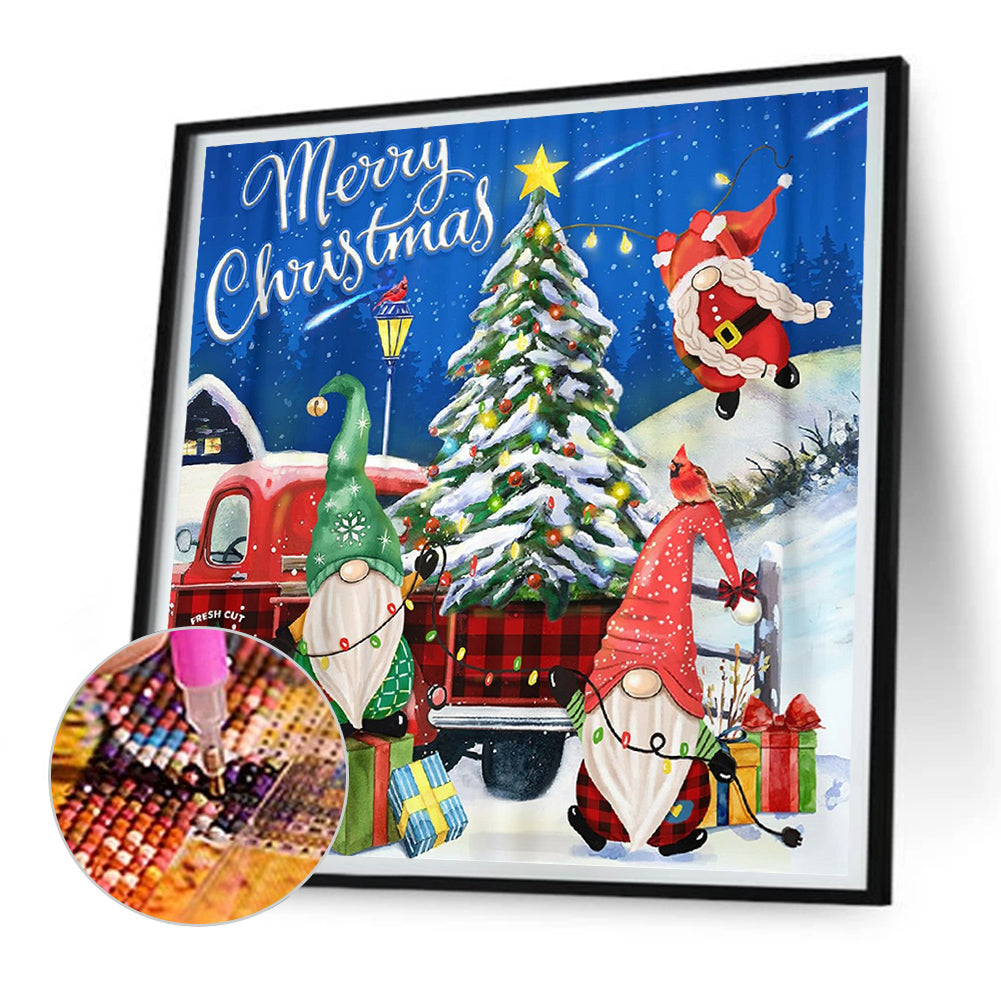 Christmas Snow - Full Round Drill Diamond Painting 30*30CM