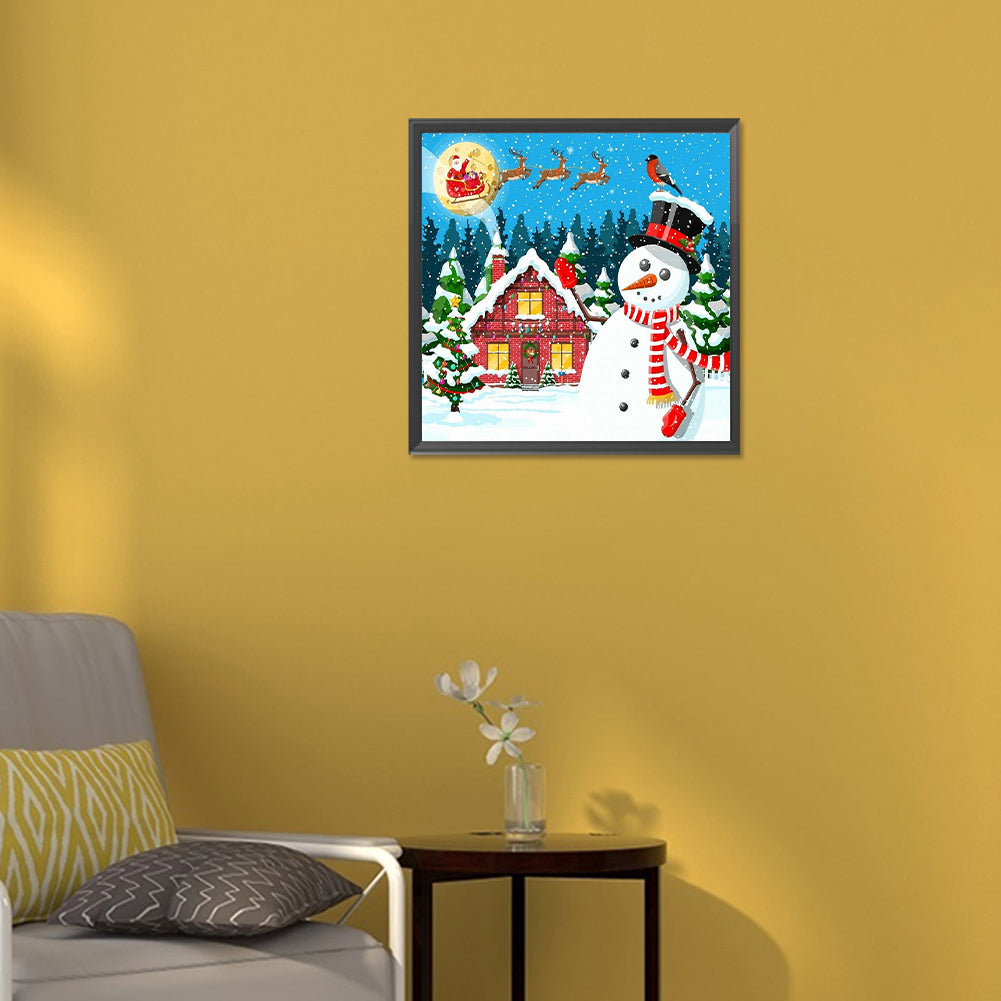 Christmas Snow - Full Round Drill Diamond Painting 30*30CM