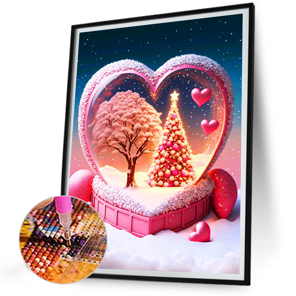 Crystal Christmas Tree - Full Round Drill Diamond Painting 30*40CM