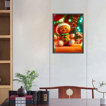 Christmas Cookie Man - Full Round Drill Diamond Painting 30*40CM