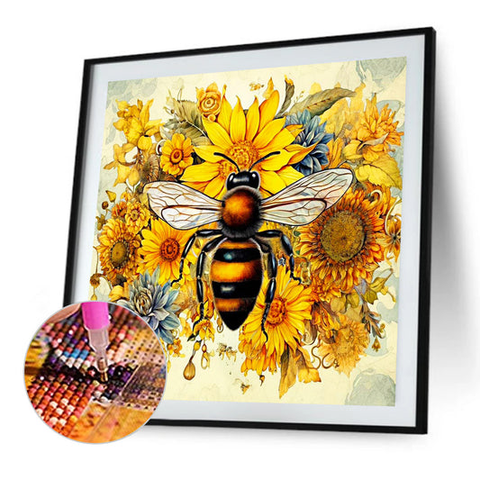 Bee - Full Round Drill Diamond Painting 40*40CM