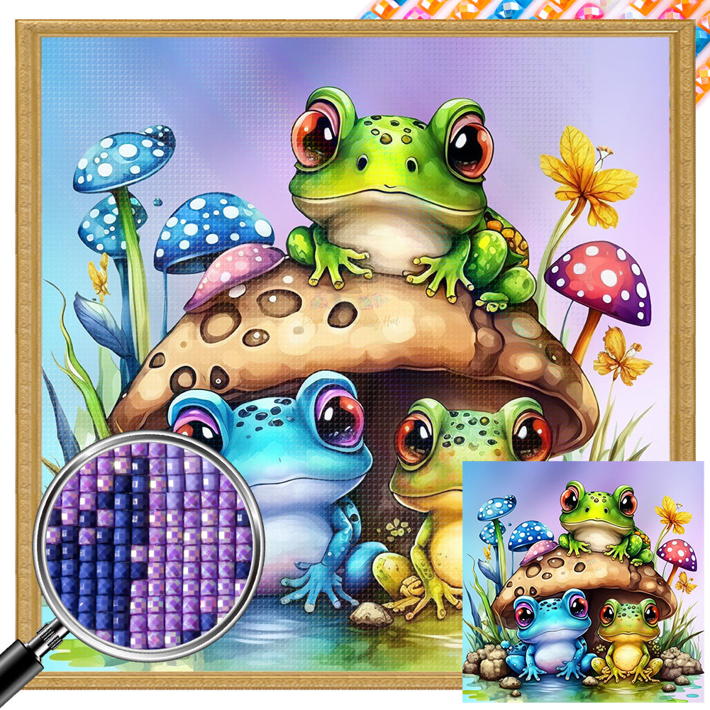 Frog - Full AB Square Drill Diamond Painting 40*40CM